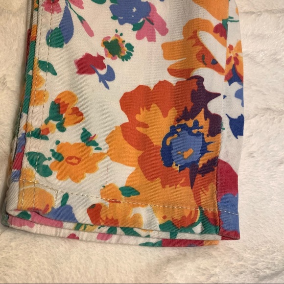 Flower Colorful white summer jeans - Picture 11 of 14